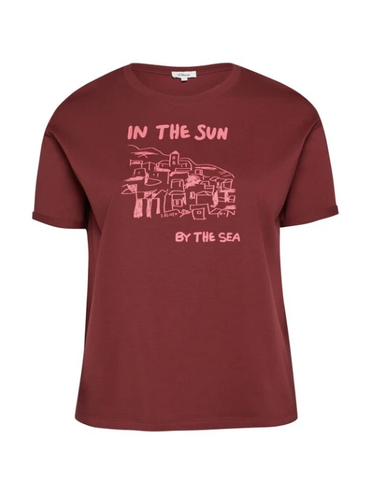 Foto van product s.Oliver CURVE Shirt framboos / merlot