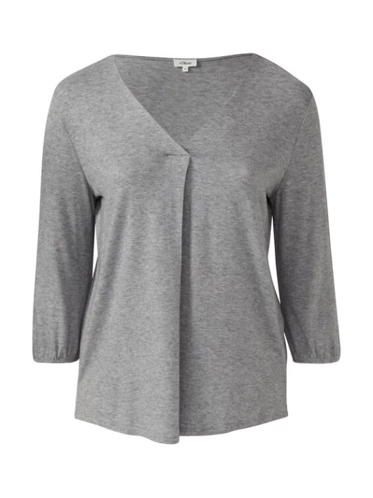Foto van product s.Oliver CURVE Shirt grijs gemêleerd