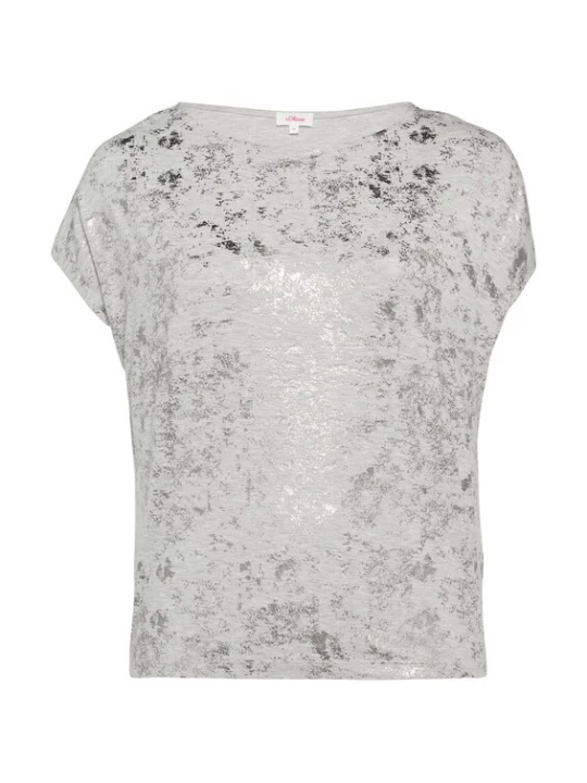 Foto van product s.Oliver CURVE Shirt grijs gemêleerd / zilver