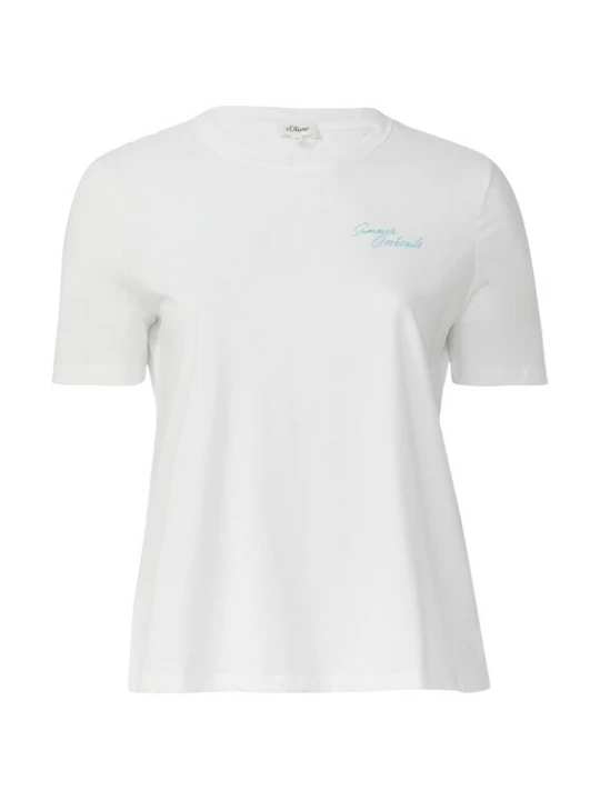 Foto van product s.Oliver CURVE Shirt lichtblauw / wit