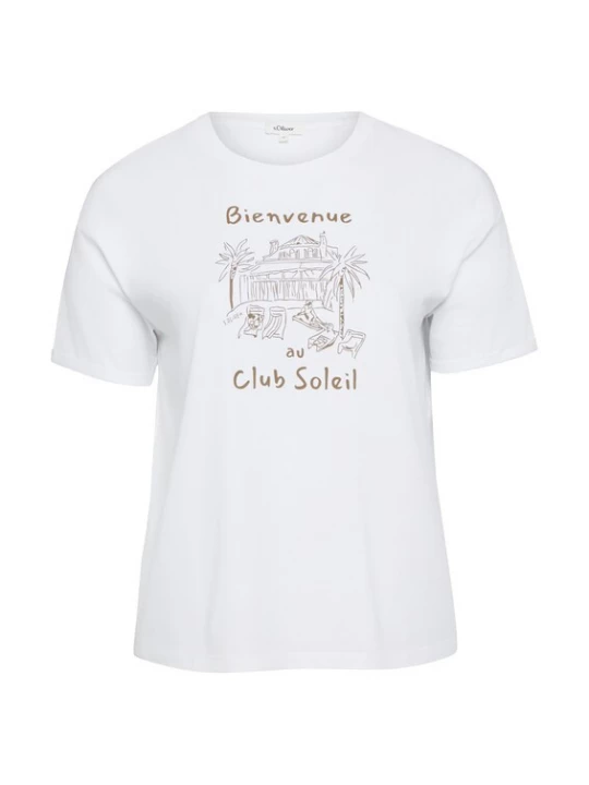 Foto van product s.Oliver CURVE Shirt ombergrijs / wit