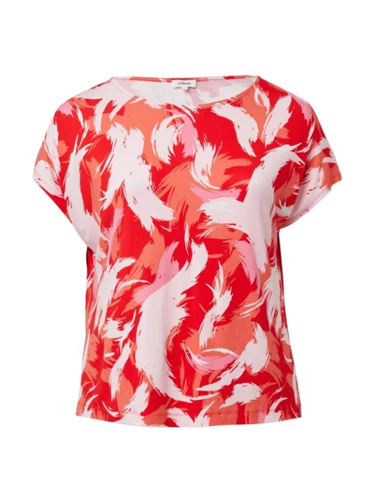 Foto van product s.Oliver CURVE Shirt rosa / pitaja roze / rood / lichtrood