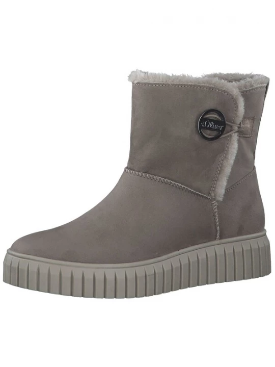 Foto van product s.Oliver Enkellaarsjes taupe