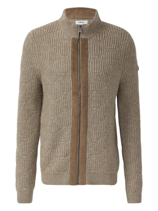 Foto van product s.Oliver Gebreid vest beige