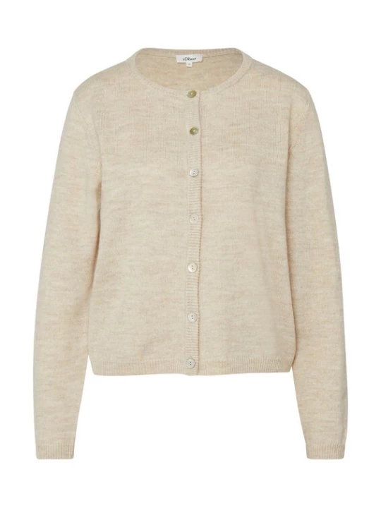 Foto van product s.Oliver Gebreid vest beige