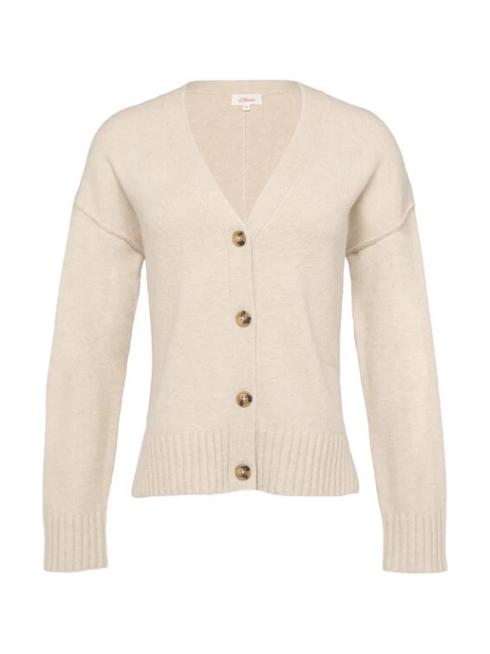 Foto van product s.Oliver Gebreid vest beige