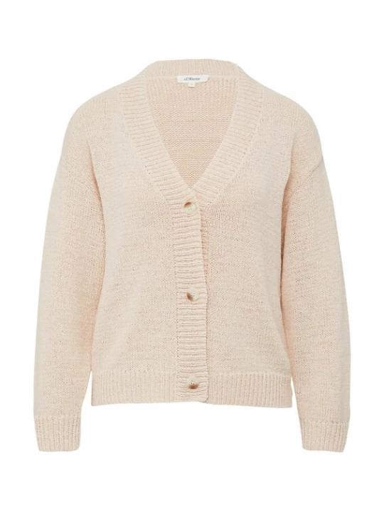 Foto van product s.Oliver Gebreid vest beige