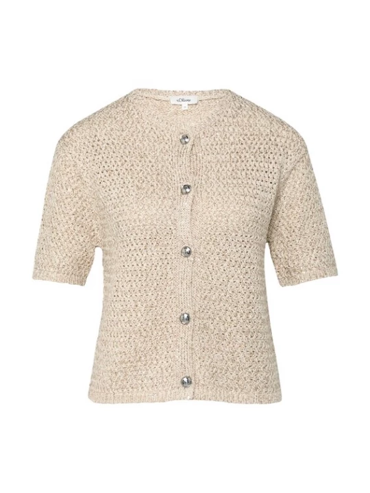 Foto van product s.Oliver Gebreid vest beige / champagne