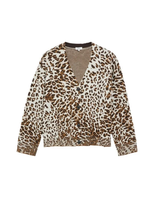 Foto van product s.Oliver Gebreid vest beige / wit