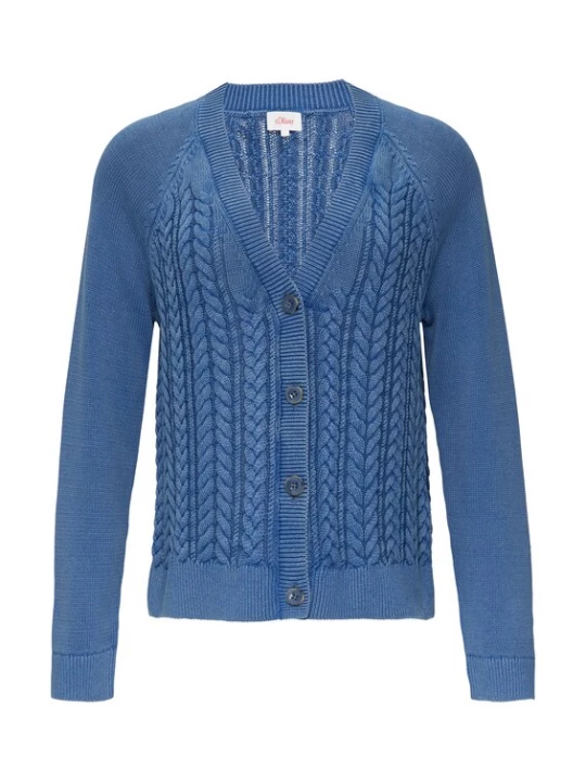 Foto van product s.Oliver Gebreid vest blauw