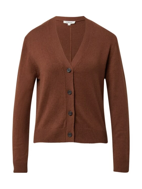 Foto van product s.Oliver Gebreid vest bruin