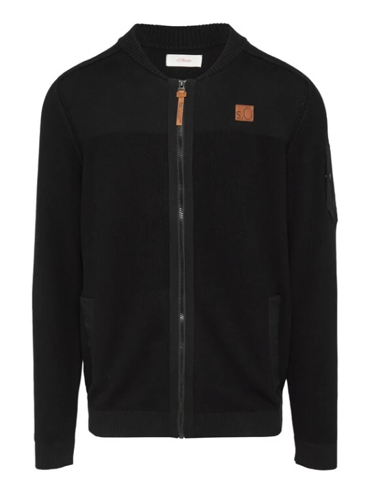 Foto van product s.Oliver Gebreid vest bruin / zwart