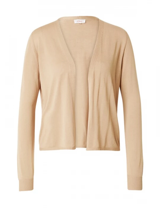 Foto van product s.Oliver Gebreid vest cappuccino