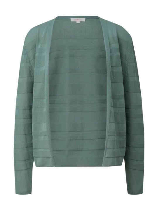 Foto van product s.Oliver Gebreid vest cyaan blauw