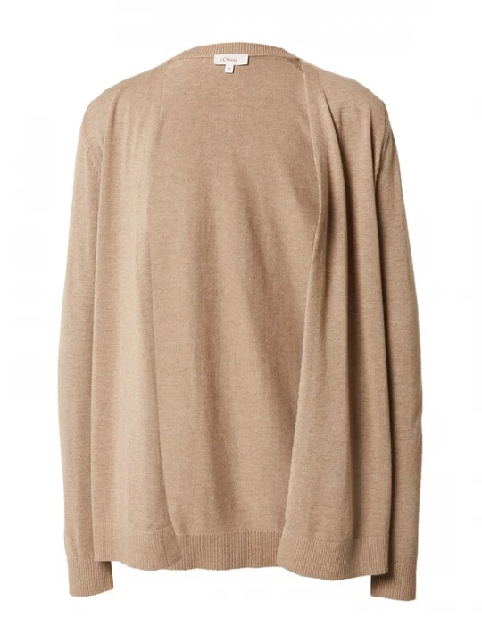 Foto van product s.Oliver Gebreid vest donkerbeige