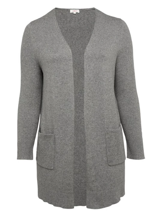 Foto van product s.Oliver Gebreid vest grijs
