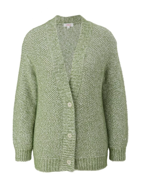 Foto van product s.Oliver Gebreid vest groen