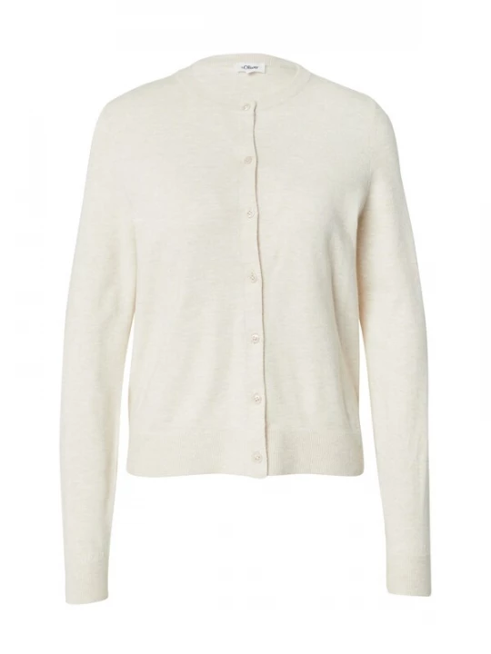 Foto van product s.Oliver Gebreid vest lichtbeige