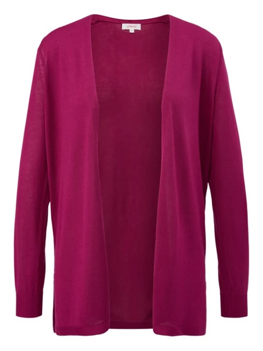 Foto van product s.Oliver Gebreid vest magenta