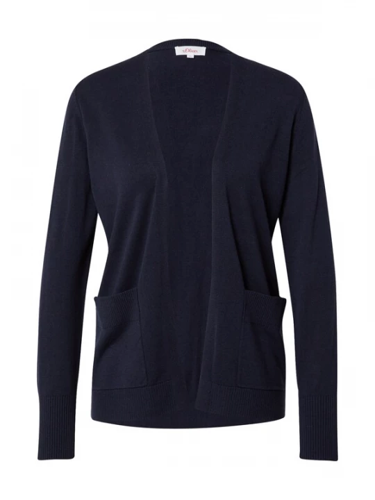 Foto van product s.Oliver Gebreid vest nachtblauw
