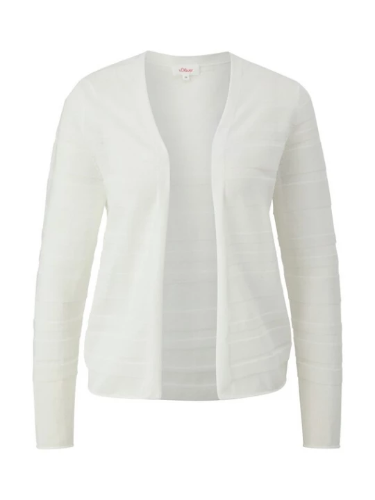 Foto van product s.Oliver Gebreid vest offwhite