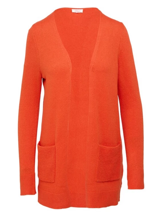 Foto van product s.Oliver Gebreid vest oranje