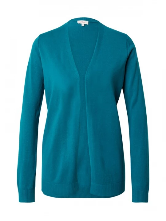 Foto van product s.Oliver Gebreid vest petrol