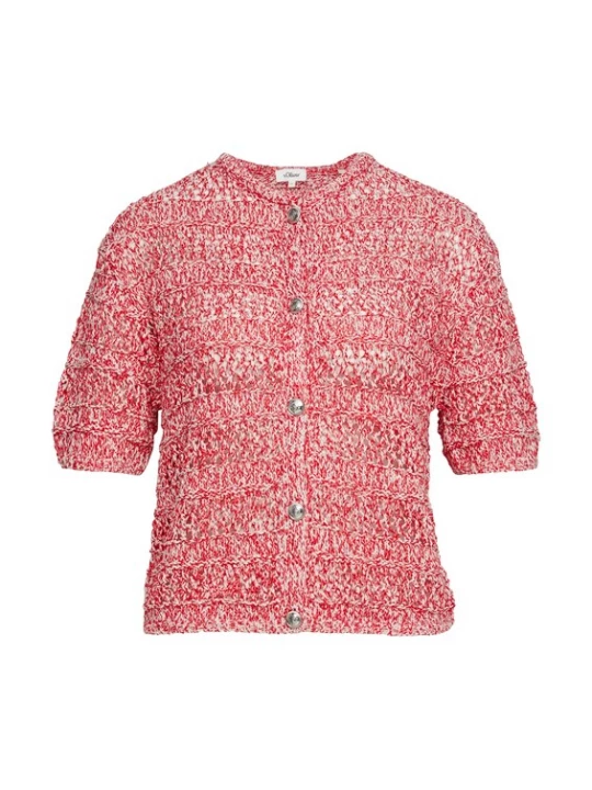 Foto van product s.Oliver Gebreid vest rood
