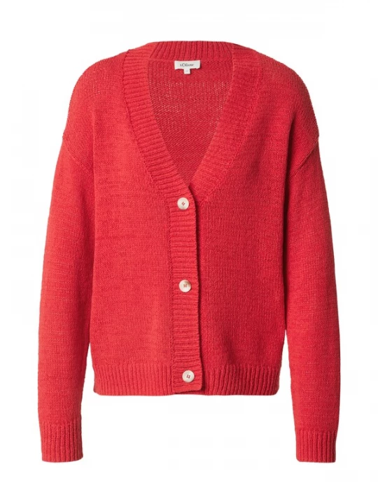 Foto van product s.Oliver Gebreid vest rood