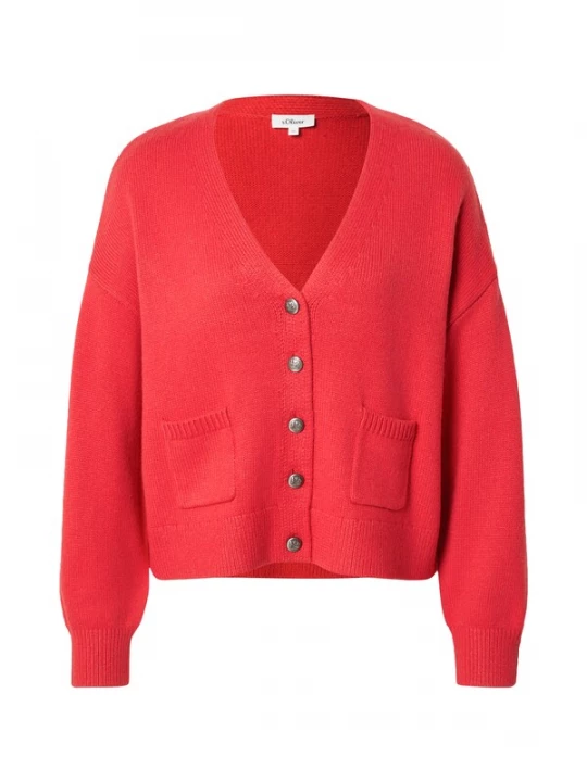 Foto van product s.Oliver Gebreid vest rood