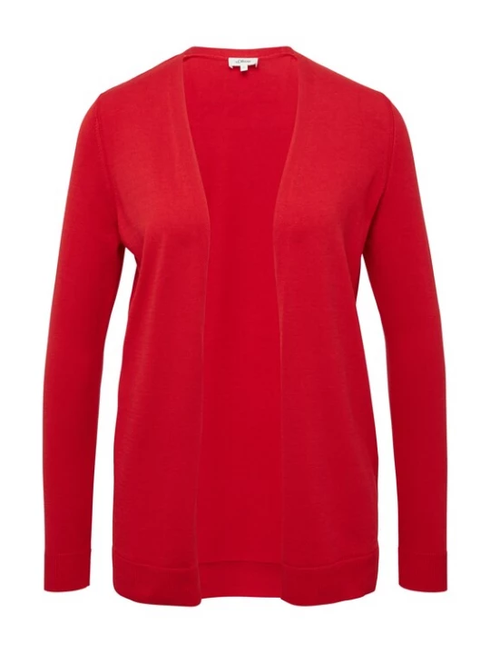 Foto van product s.Oliver Gebreid vest rood