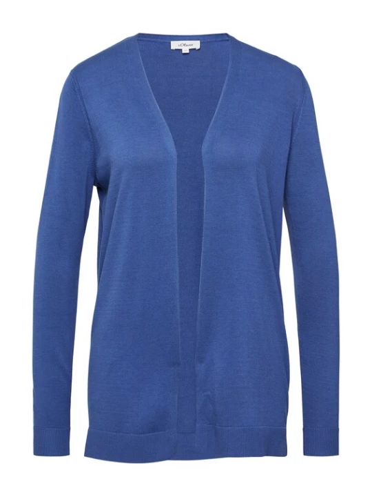 Foto van product s.Oliver Gebreid vest royal blue / koningsblauw