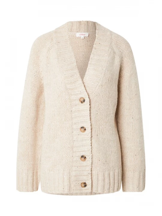 Foto van product s.Oliver Gebreid vest sand