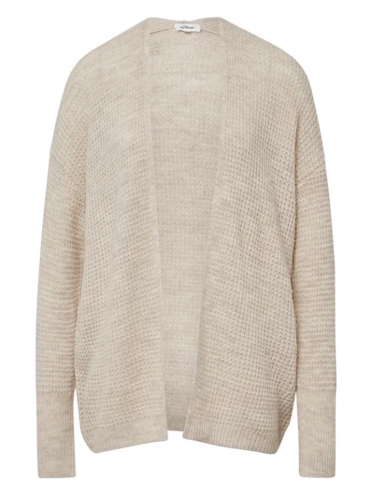 Foto van product s.Oliver Gebreid vest taupe