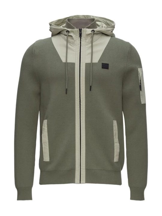 Foto van product s.Oliver Gebreid vest taupe / jade groen