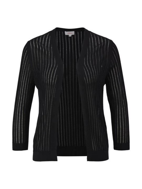 Foto van product s.Oliver Gebreid vest zwart