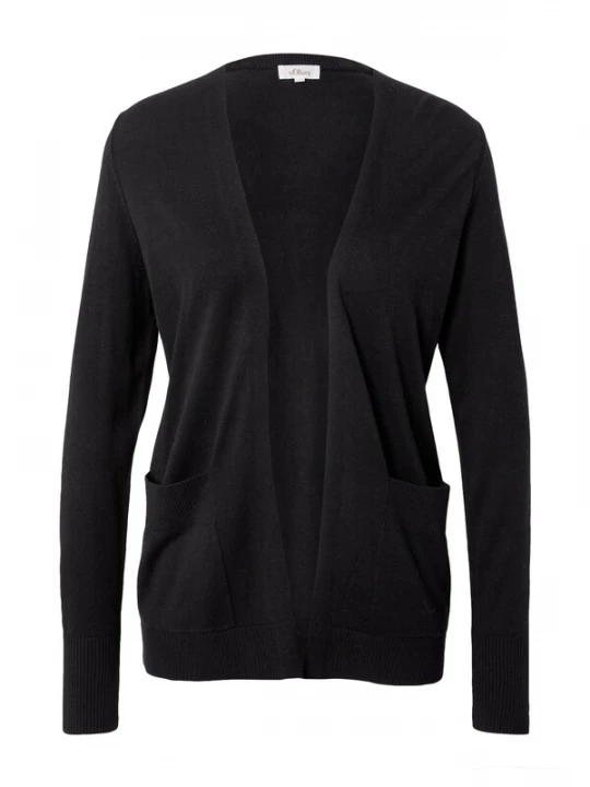 Foto van product s.Oliver Gebreid vest zwart