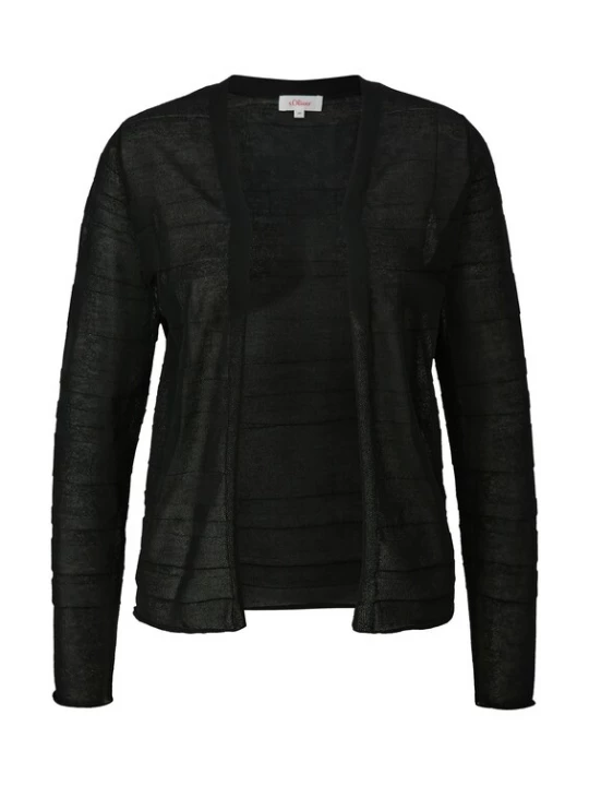 Foto van product s.Oliver Gebreid vest zwart