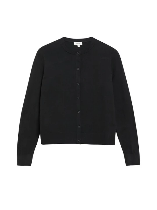 Foto van product s.Oliver Gebreid vest zwart