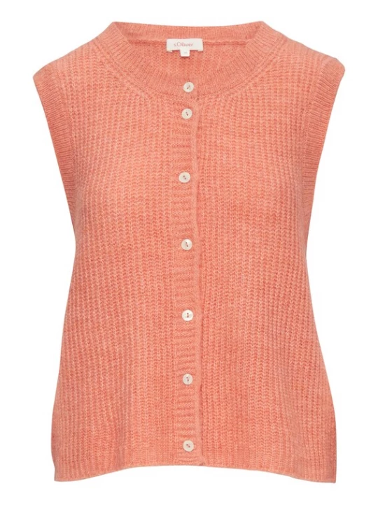 Foto van product s.Oliver Gebreide bodywarmer oranje