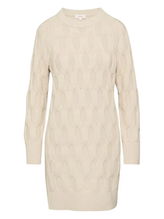 Foto van product s.Oliver Gebreide jurk beige