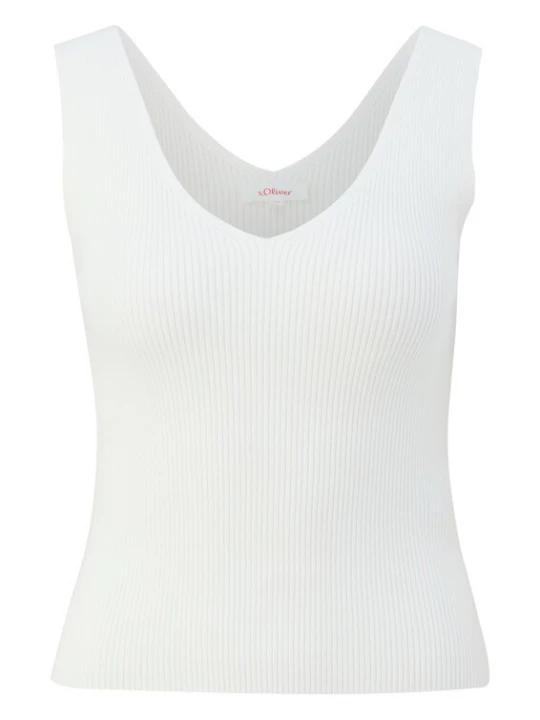 Foto van product s.Oliver Gebreide top wit