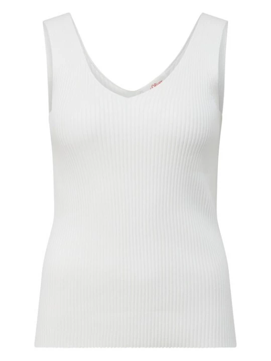 Foto van product s.Oliver Gebreide top wit
