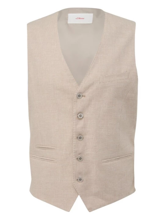 Foto van product s.Oliver Gilet beige / lichtbeige
