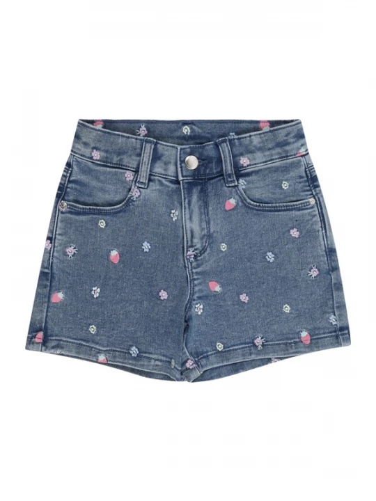 Foto van product s.Oliver Jeans blauw denim / rosa / framboos / offwhite