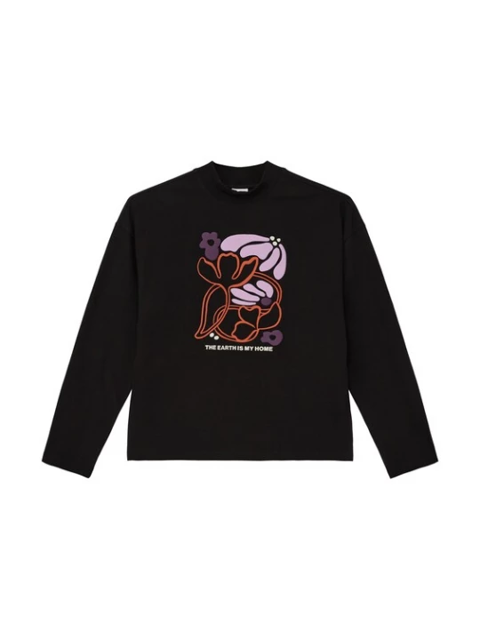 Foto van product s.Oliver Junior Shirt sering / braam / neonoranje / zwart