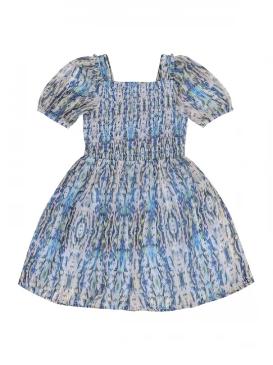 Foto van product s.Oliver Jurk beige / blauw / rosa