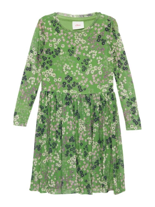 Foto van product s.Oliver Jurk beige / navy / groen