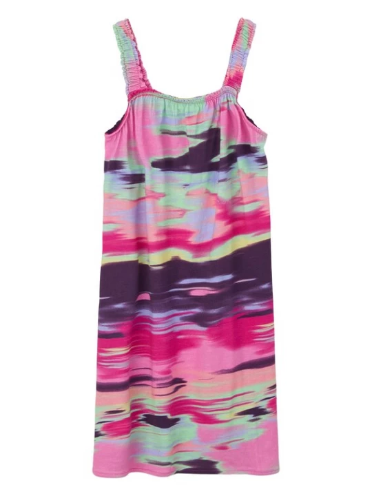 Foto van product s.Oliver Jurk blauw / groen / lila / rosa
