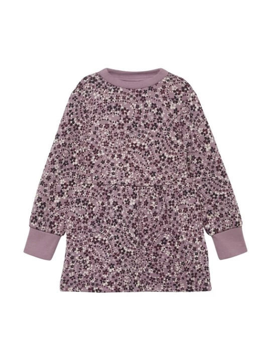 Foto van product s.Oliver Jurk crème / bruin / mauve / zwart